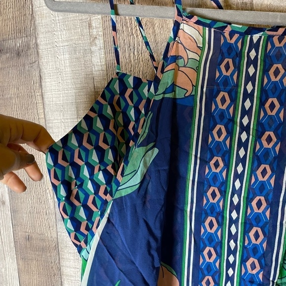 Anthropologie Maeve Laurel Silk Scarf Print Dress - Picture 5 of 9